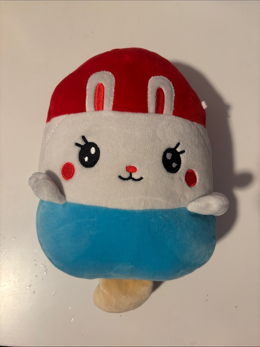 Squishmallows Red White Blue Bunny Plush